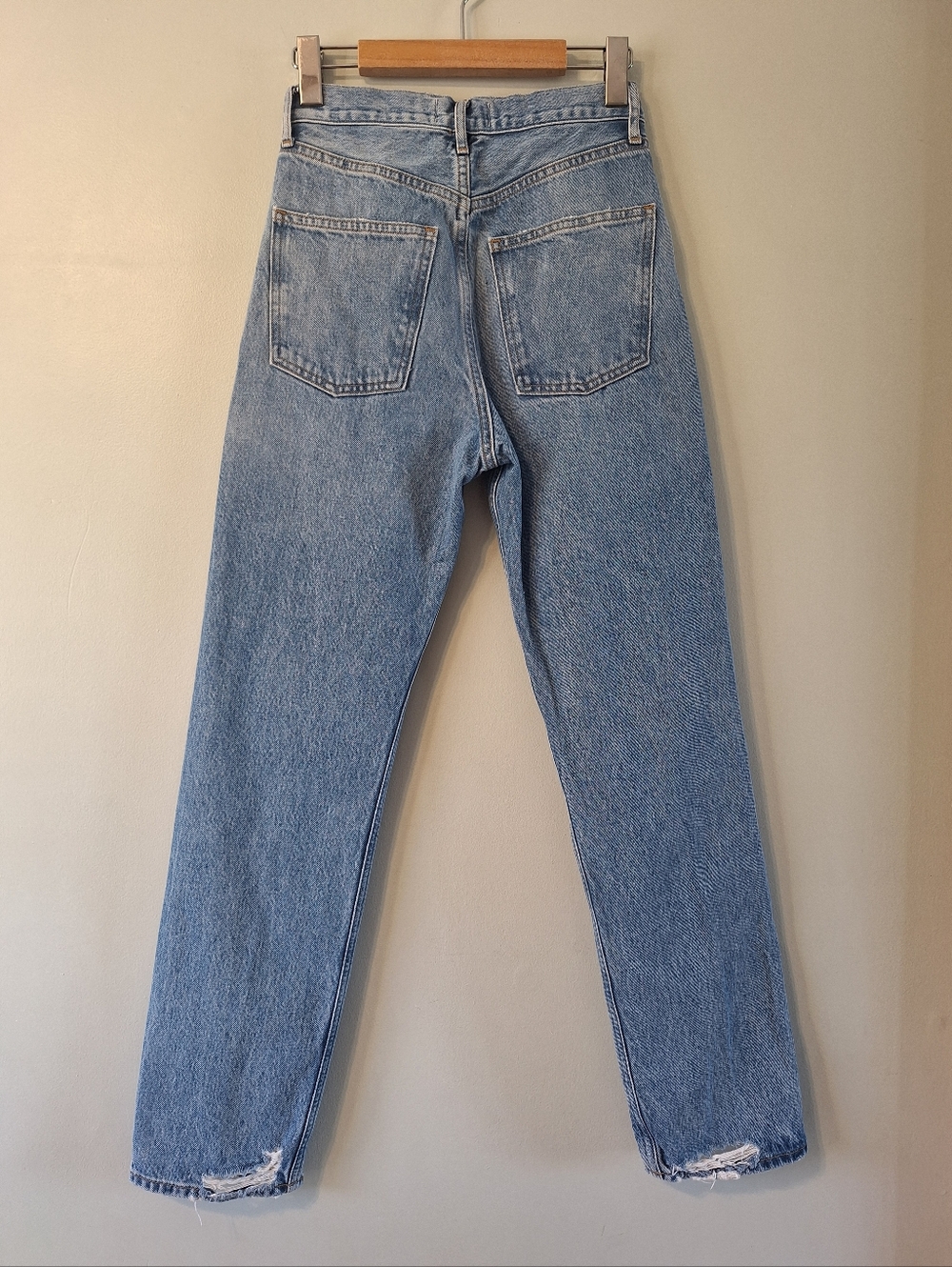 Agolde 90's Mid Rise Straight Jeans In Vault - Picture 7 of 16